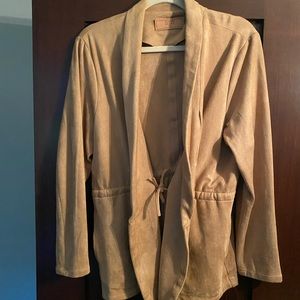 Beautiful Faux suede NWOT jacket